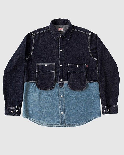 Рубашка S-01-OWP BLOCK SHIRT 