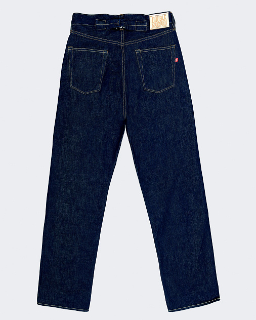 Джинсы DOUBLE POUNDER X-04-S2-OW Selvedge Ranch Wide Fit — раскладка спереди