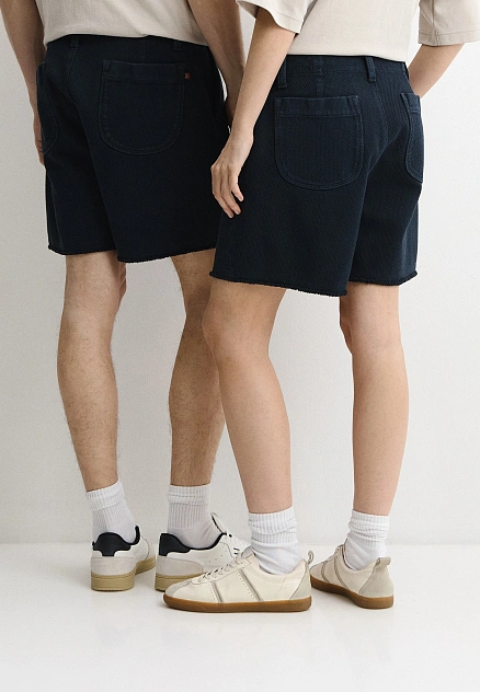 Шорты T-06-SH-DB PLEATED SHORTS 
