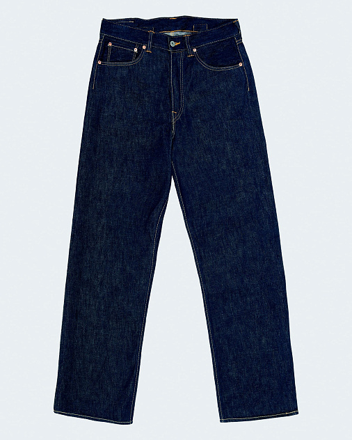 Джинсы DOUBLE POUNDER X-04-S2-OW Selvedge Ranch Wide Fit — раскладка спереди