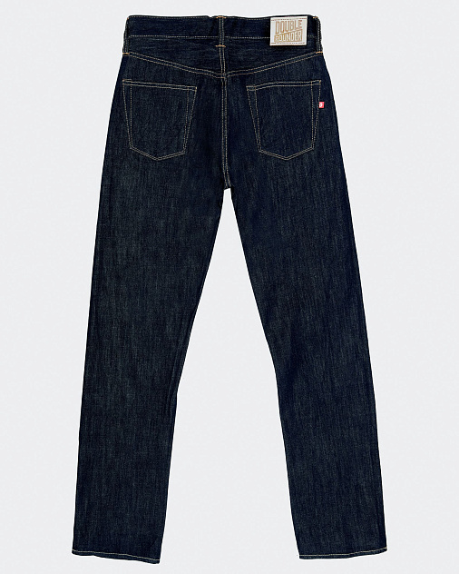 Джинсы DOUBLE POUNDER X-01-S-OW Selvedge Regular Fit — раскладка спереди