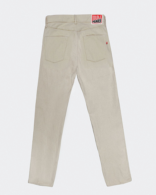 Джинсы DOUBLE POUNDER X-02-WHT Slim Fit — раскладка спереди