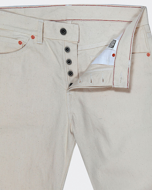 Джинсы DOUBLE POUNDER X-02-WHT Slim Fit — раскладка спереди