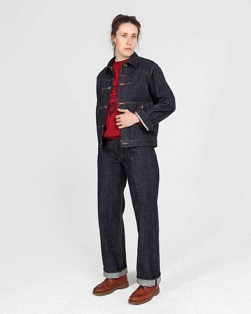 Джинсы X-04-S-OW RANCH JEANS SELVEDGE Wide fit