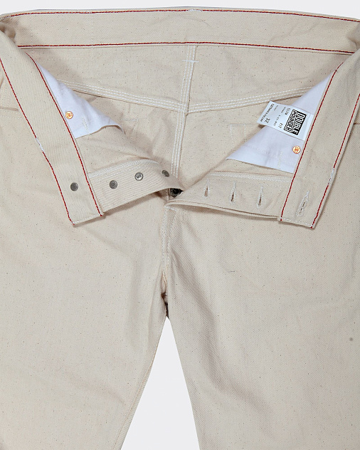 Джинсы DOUBLE POUNDER X-02-WHT Slim Fit — раскладка спереди