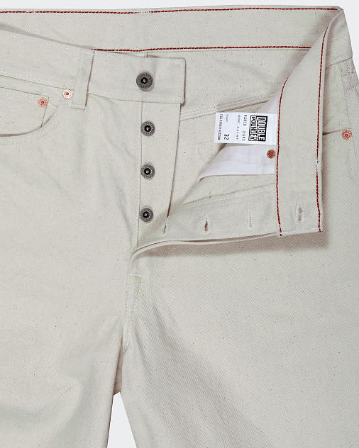Джинсы DOUBLE POUNDER X-04-WHT Wide Fit — раскладка спереди