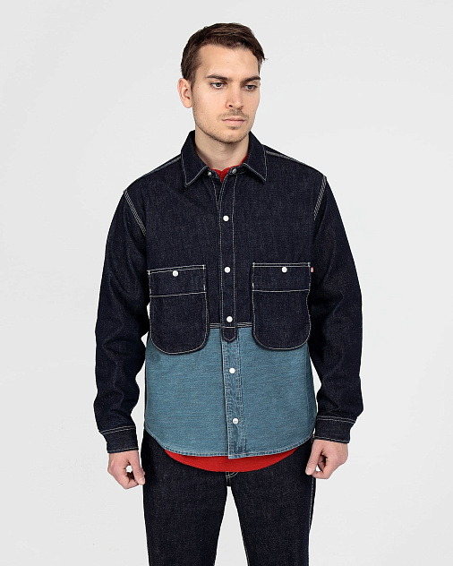 Рубашка S-01-OWP BLOCK SHIRT 