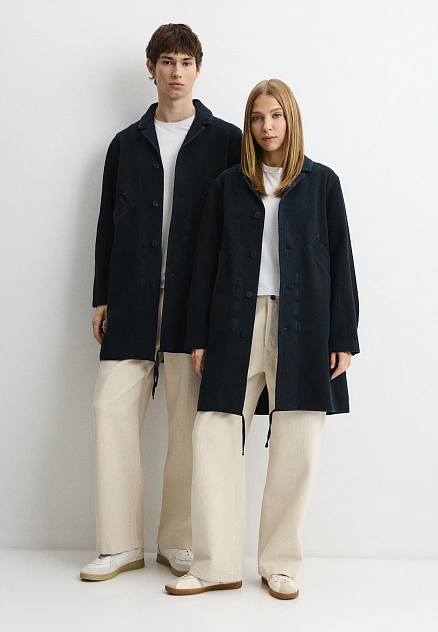 Пальто J-11-DB DRAIN COAT 