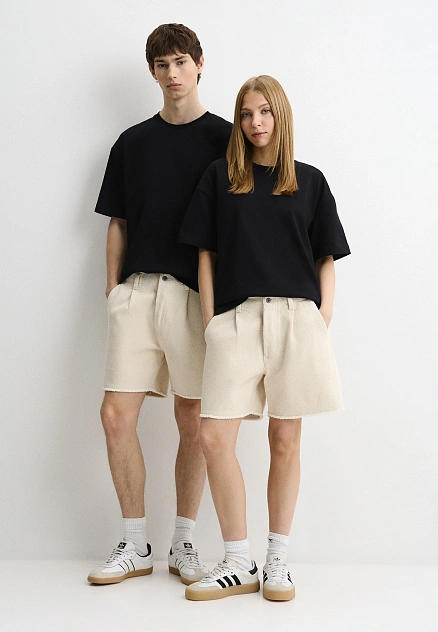 Шорты T-06-SH-NC PLEATED SHORTS 