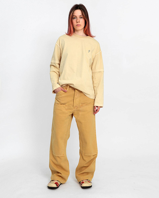 Брюки T-02-GY DK-DYE PANTS 