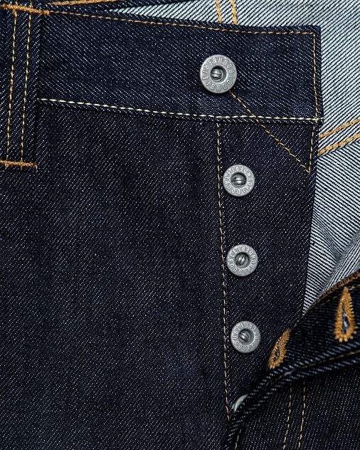 Джинсы DOUBLE POUNDER X-02-17-OW Slim Fit 17 oz — раскладка спереди