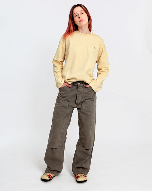 Брюки T-02-OG DK-DYE PANTS 