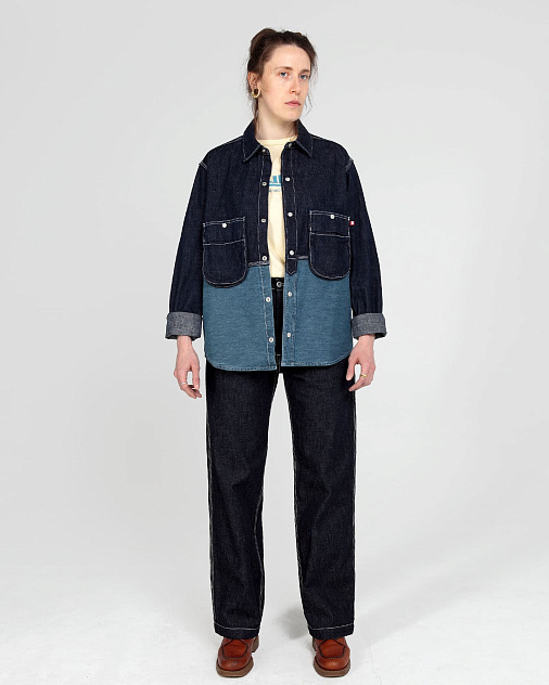 Рубашка S-01-OWP BLOCK SHIRT 