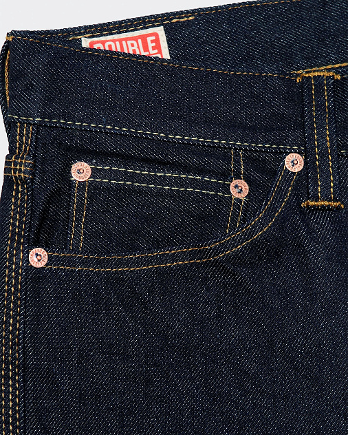Джинсы DOUBLE POUNDER X-02-17-OW Slim Fit 17 oz — раскладка спереди
