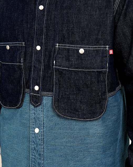 Рубашка S-01-OWP BLOCK SHIRT 