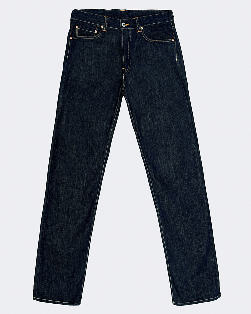 Джинсы DOUBLE POUNDER X-01-S-OW Selvedge Regular Fit — раскладка спереди