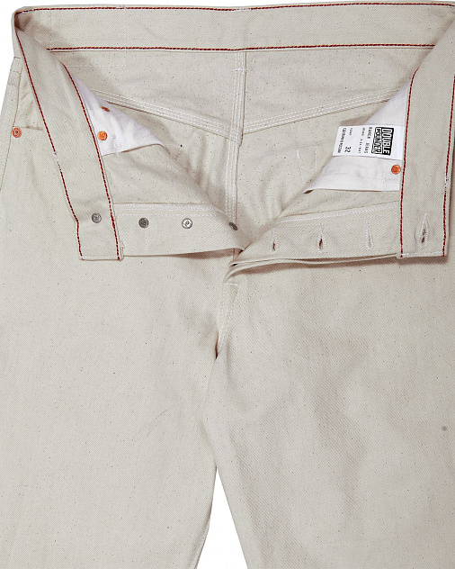 Джинсы DOUBLE POUNDER X-04-WHT Wide Fit — раскладка спереди