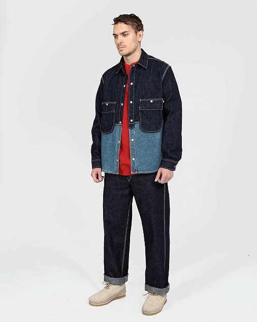 Рубашка S-01-OWP BLOCK SHIRT 