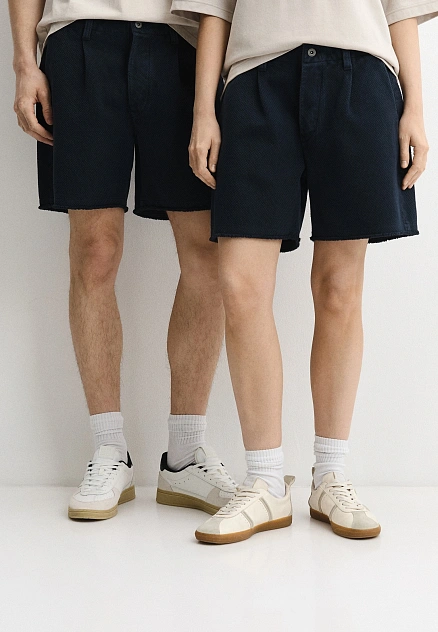 Шорты T-06-SH-DB PLEATED SHORTS 